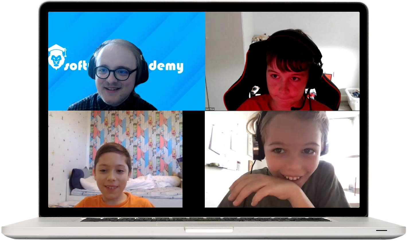 Illustrative screenshot of a Software Academy live lesson in progress